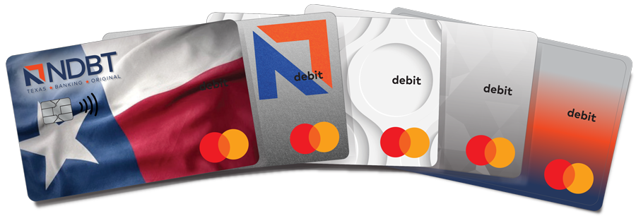 Gallery of NDBT business debit cards