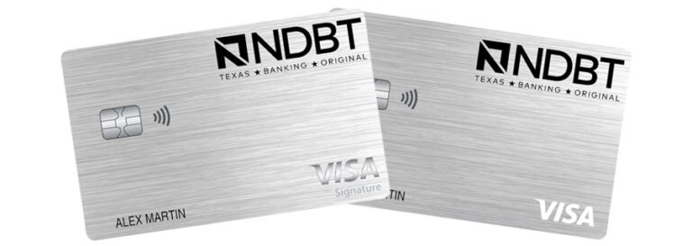 Examples of two NDBT business credit cards