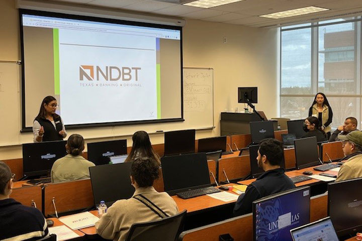 NDBT volunteers teaching Volar College & Career Services class