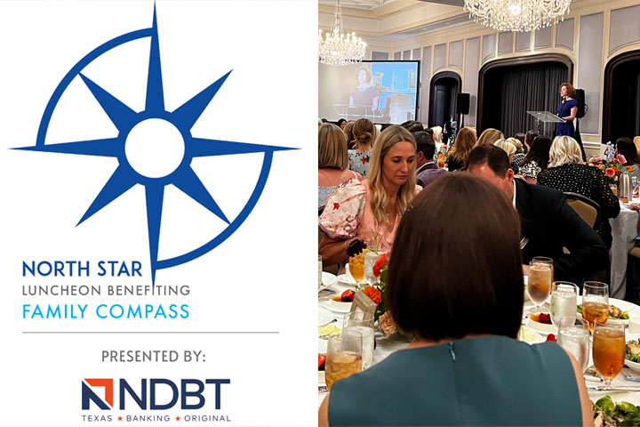 Luncheon photo with Family Compass and NDBT logos