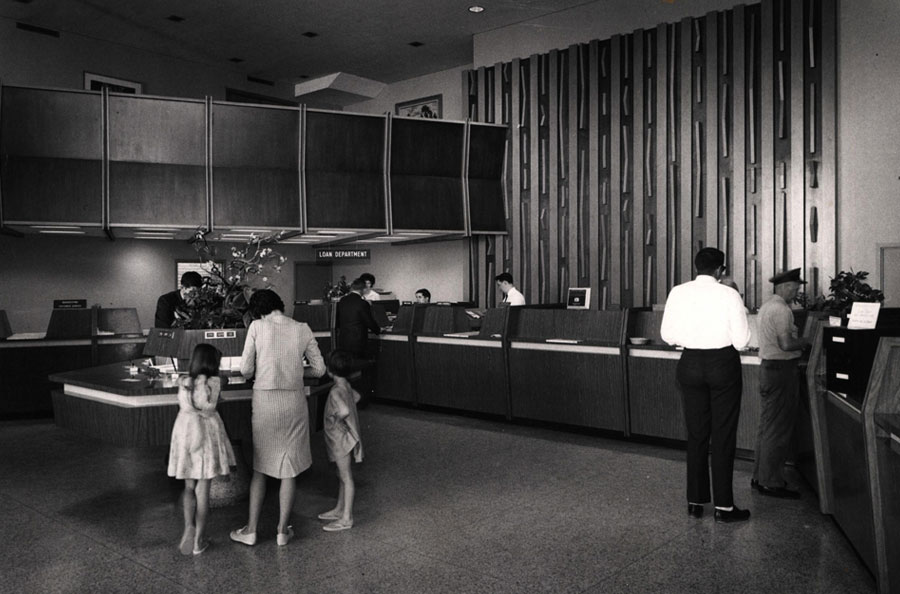 Original bank lobby