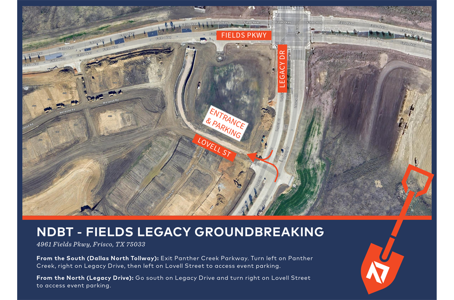Groundbreaking directions graphic