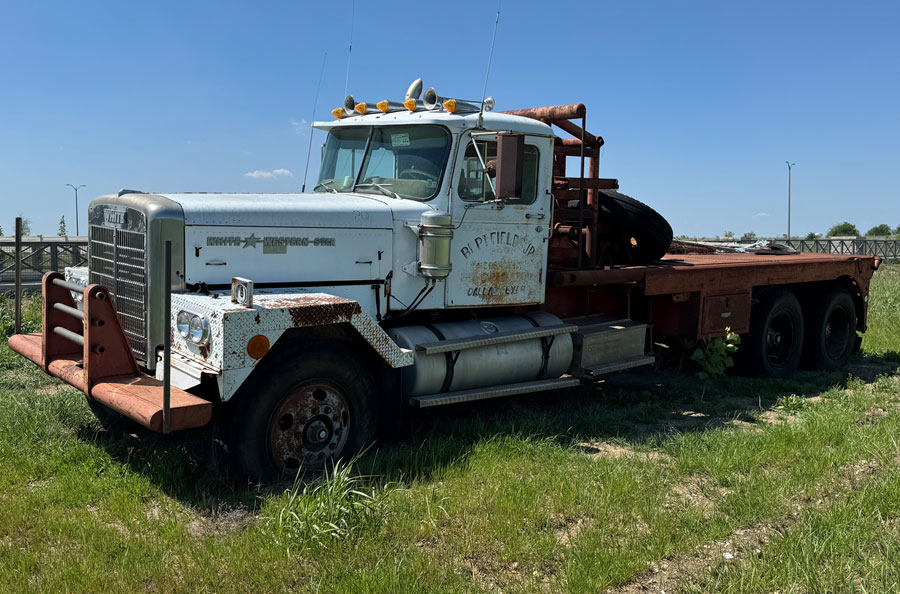 Bert Fields Jr's truck on the new bank site