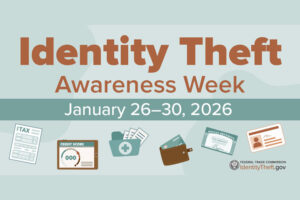 Identity Theft Awareness Week graphic.